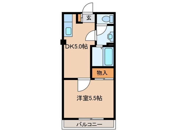 エスポワール関目の物件間取画像